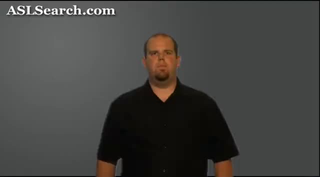 American Sign Language ASL Video Dictionary Pop Up