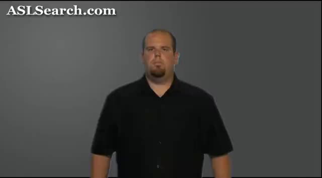 American Sign Language ASL Video Dictionary - unable