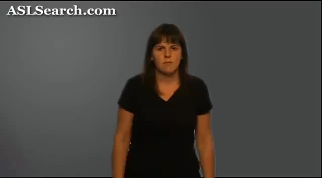 American Sign Language ASL Video Dictionary - wipe mouth