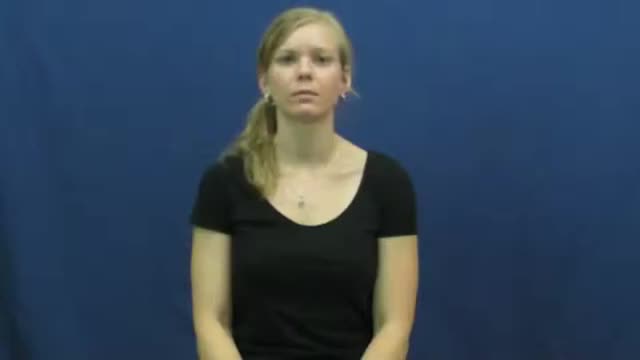 American Sign Language ASL Video Dictionary - addle