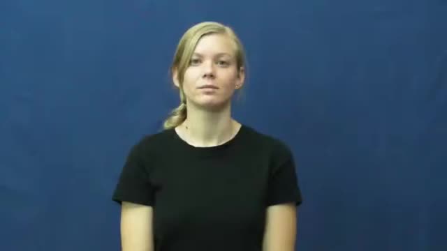 Defenseless Sign Language American Sign Language ASL Video Dictionary - nonaggressive