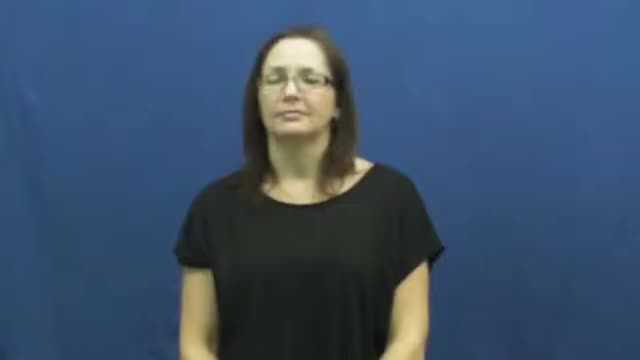 Gab Sign American Sign Language ASL Video Dictionary - gab