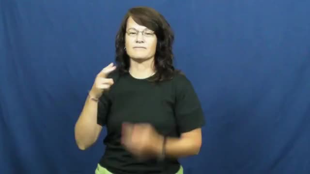 American Sign Language ASL Video Dictionary - head in the clouds