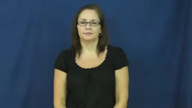 American Sign Language ASL Video Dictionary - perspiry