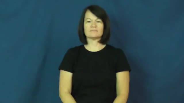 American Sign Language ASL Video Dictionary - dismount