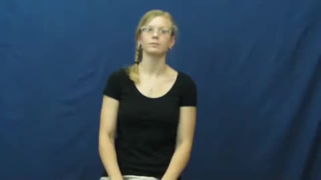 American Sign Language ASL Video Dictionary - affectation