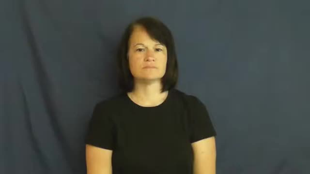 American Sign Language ASL Video Dictionary - readying