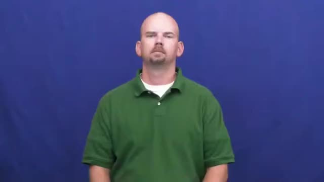 American Sign Language ASL Video Dictionary - unrelieved