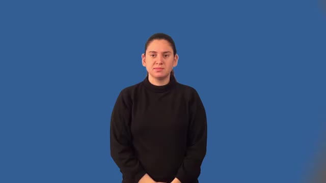 American Sign Language ASL Video Dictionary - lateral edge