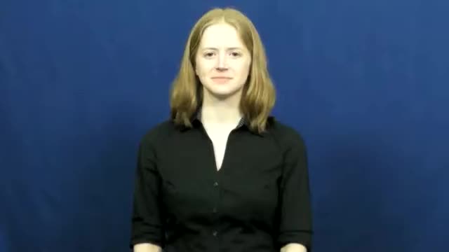 American Sign Language ASL Video Dictionary - tack up