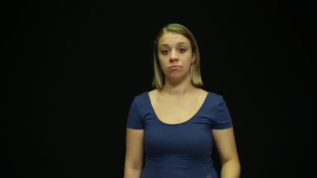 American Sign Language ASL Video Dictionary - ponytail
