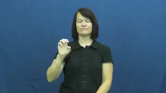 American Sign Language ASL Video Dictionary - intangible