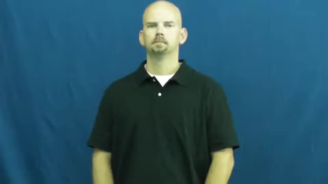 American Sign Language ASL Video Dictionary - in an arch manner