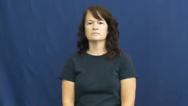 American Sign Language ASL Video Dictionary Strenuous