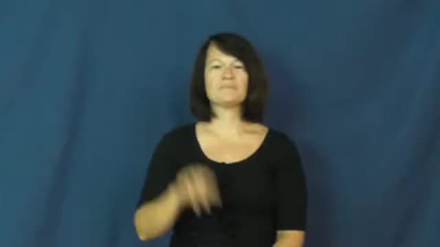 Modess Sign Language American Sign Language ASL Video Dictionary - mod