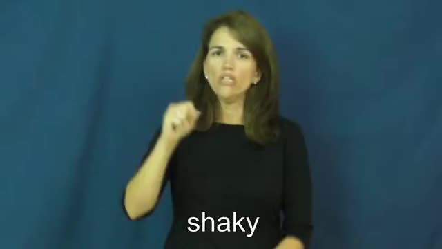 Shake Asl American Sign Language ASL Video Dictionary - shaking