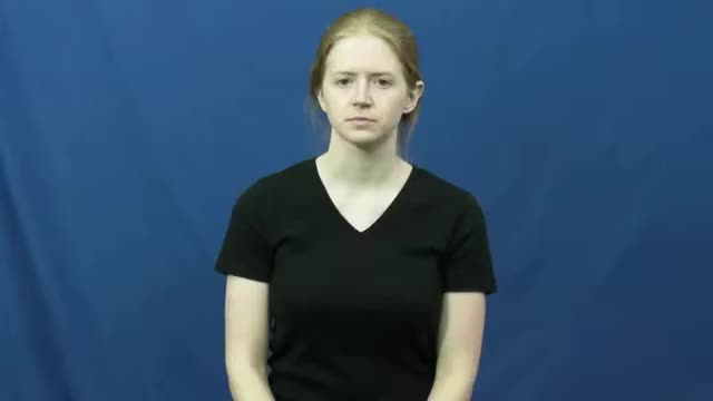 American Sign Language ASL Video Dictionary - disapproval