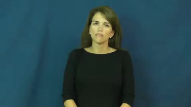 Involved Asl American Sign Language ASL Video Dictionary - intervention