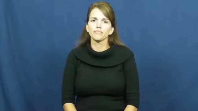American Sign Language ASL Video Dictionary - playback