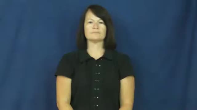 American Sign Language ASL Video Dictionary - reword