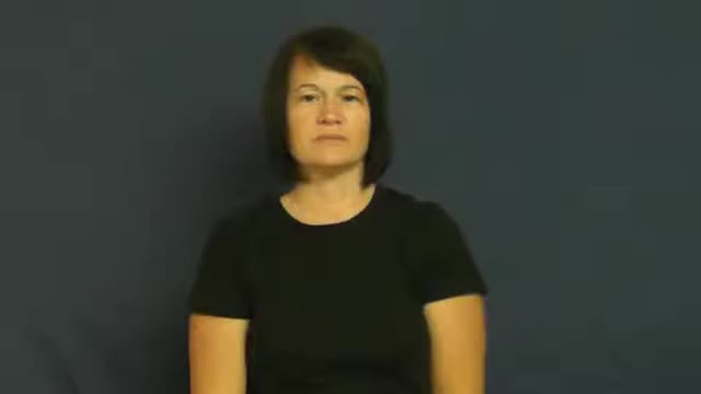 American Sign Language ASL Video Dictionary - dumbbell