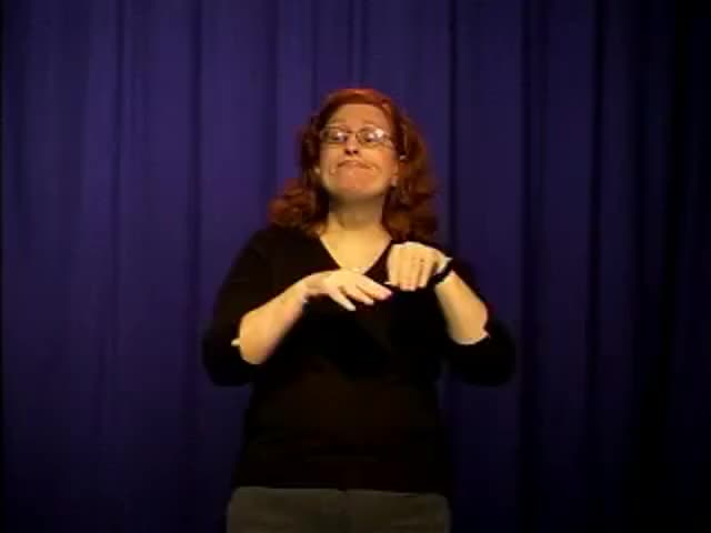 American Sign Language ASL Video Dictionary - whisk his tail