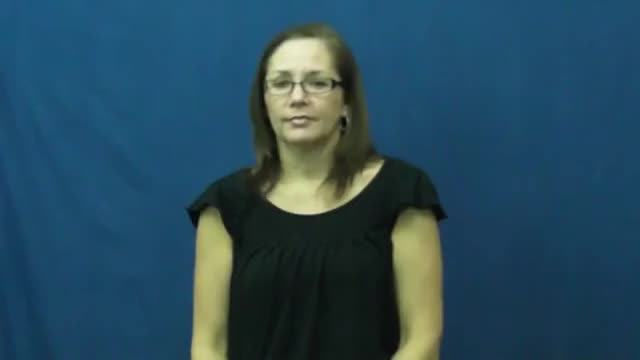 American Sign Language ASL Video Dictionary - lyric