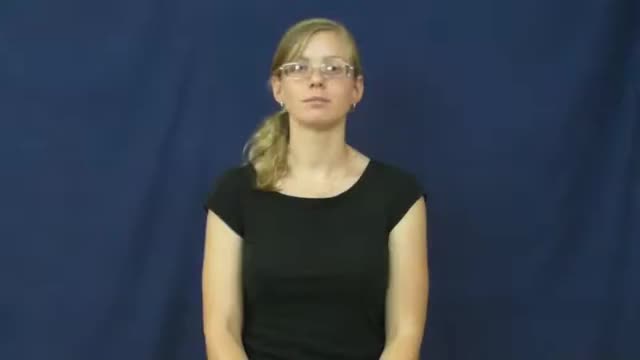 American Sign Language ASL Video Dictionary - childcare
