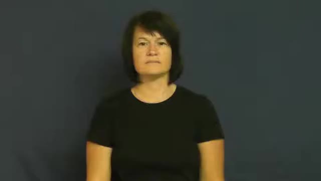 American Sign Language ASL Video Dictionary - fill in (answer sheet)