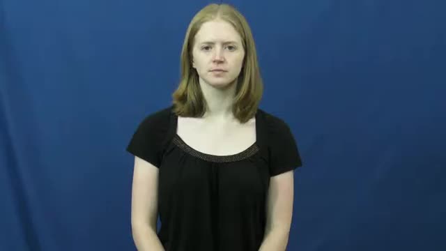 American Sign Language ASL Video Dictionary - financier