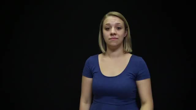 Sign Language Ellipsis American Sign Language ASL Video Dictionary - ellipsis