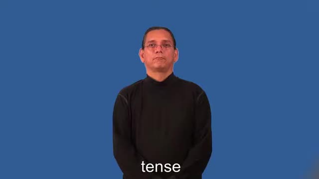 American Sign Language ASL Video Dictionary - tenser