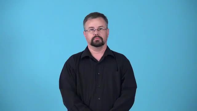 American Sign Language ASL Video Dictionary - charming a man, who seems ...