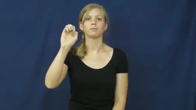 American Sign Language ASL Video Dictionary - asymmetrical