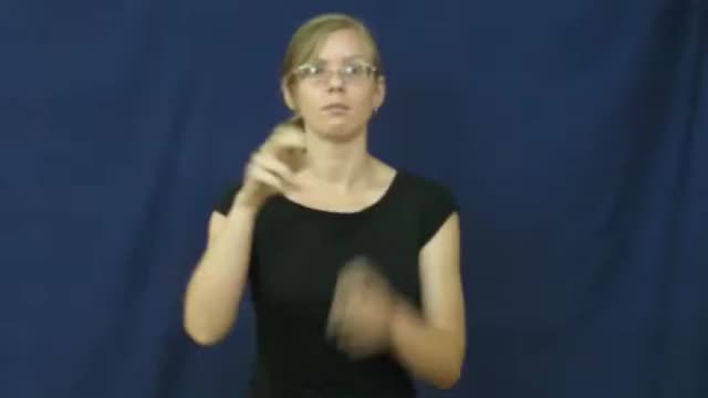 American Sign Language ASL Video Dictionary - take her breath away