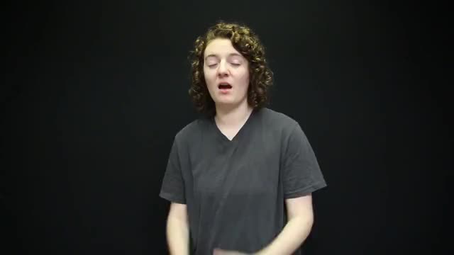 American Sign Language ASL Video Dictionary - sweat