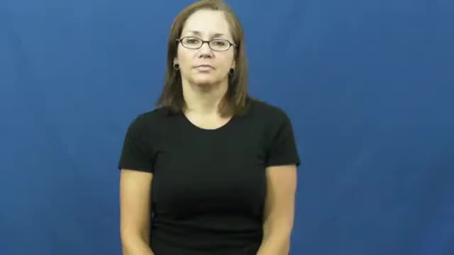 American Sign Language ASL Video Dictionary - drumstick
