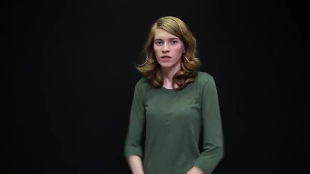 American Sign Language ASL Video Dictionary - roller coaster seatbelt