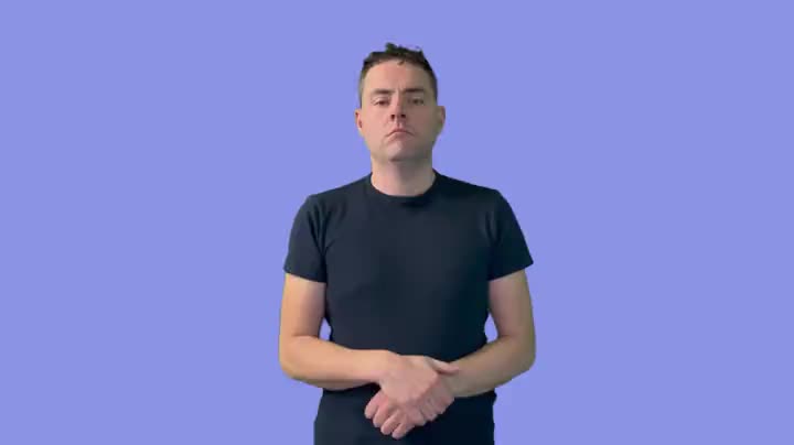 Feet Asl Sign British Sign Language BSL Video Dictionary - Put your feet up