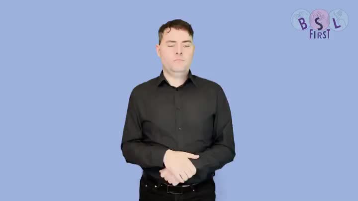 Split Identity Serial British Sign Language BSL Video Dictionary - Split identity
