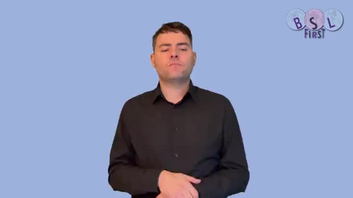 Disaster Sign Language British Sign Language BSL Video Dictionary - disaster