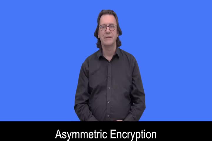 British Sign Language BSL Video Dictionary - Asymmetric encryption