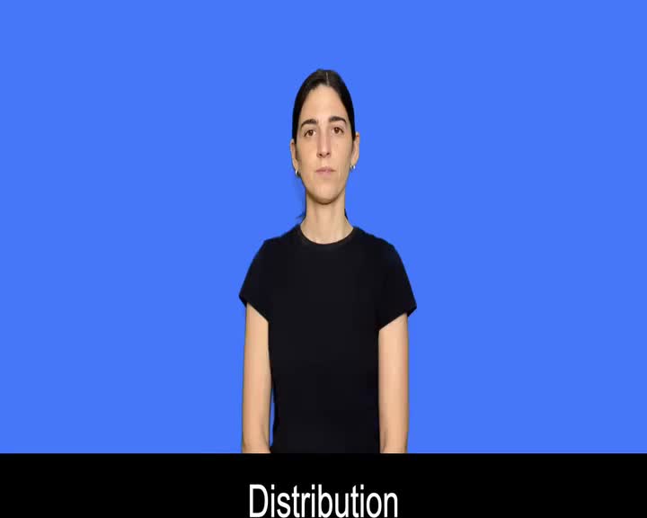 British Sign Language BSL Video Dictionary - Distribution (Statistics)