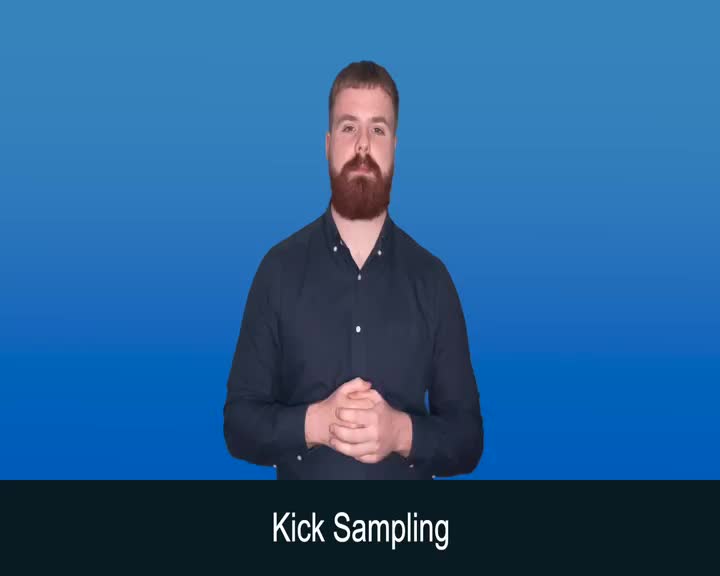 Kicki Sampling British Sign Language BSL Video Dictionary - Kick sampling