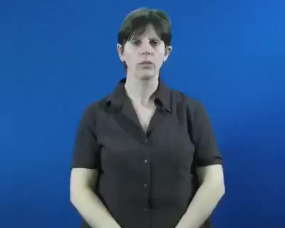 Negative Terminal Sign British Sign Language BSL Video Dictionary - negative terminal
